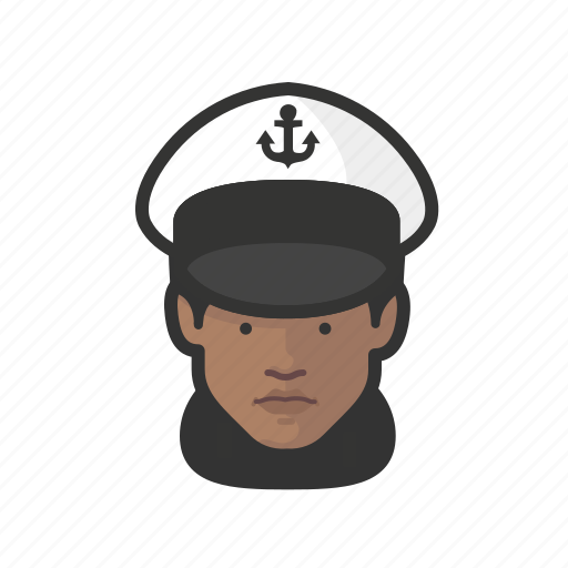 African, avatar, avatars, military, navy, uniform, woman icon - Download on Iconfinder
