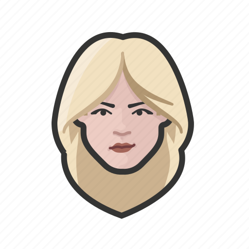 Avatar, avatars, blonde, woman icon - Download on Iconfinder