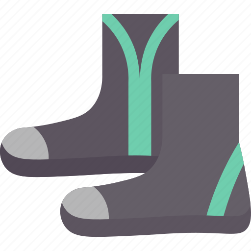 Boots, footwear, diving, equipment, protection icon - Download on Iconfinder