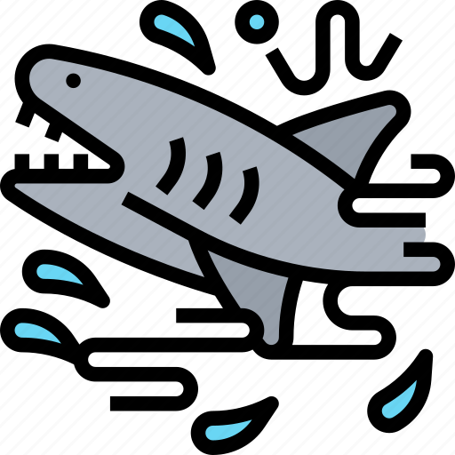 Shark, fish, sea, wildlife, dangerous icon - Download on Iconfinder