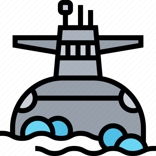 Submarine, underwater, ship, naval, nautical icon - Download on Iconfinder