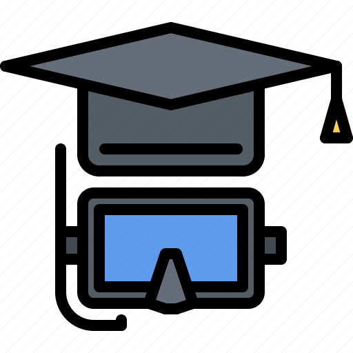 Mask, graduate, hat, training, diving, snorkeling icon - Download on Iconfinder