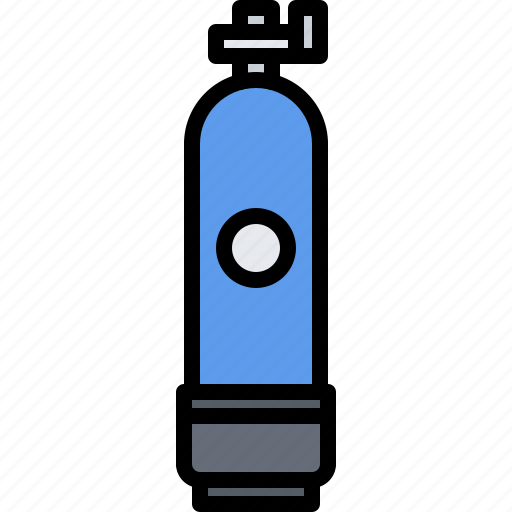 Oxygen, tank, diving, snorkeling icon - Download on Iconfinder
