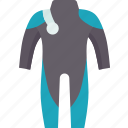 wetsuit, diving, surfing, water, sports