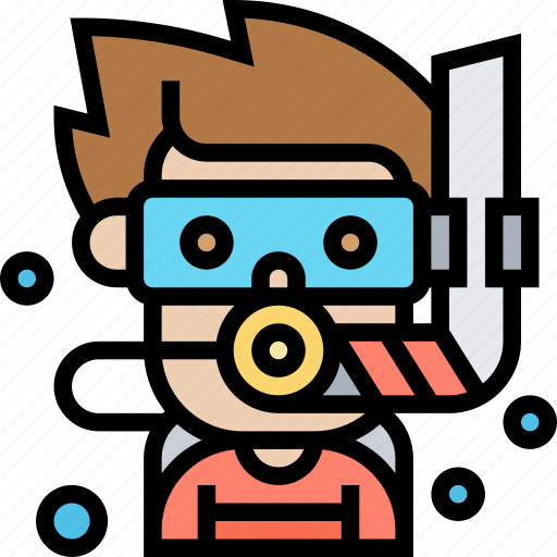 Glasses, diving, snorkel, mask, underwater icon - Download on Iconfinder