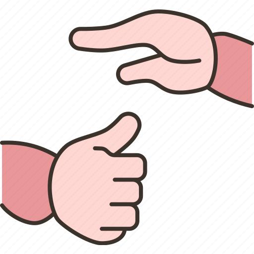 Hand, signal, gesture, diving, communication icon - Download on Iconfinder