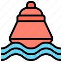 buoy, emergency, float, safety, sea