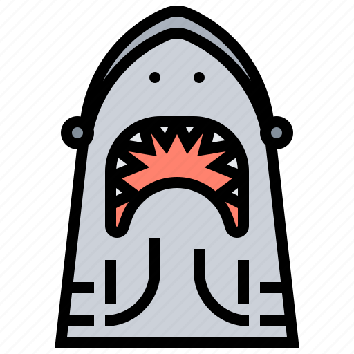 Animal, danger, ocean, predator, shark icon - Download on Iconfinder