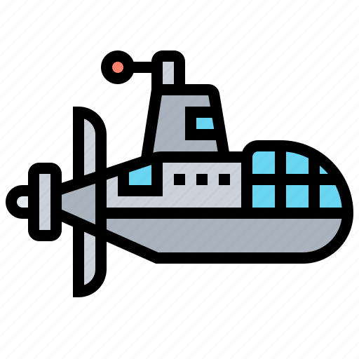 Battle, expedition, navy, submarine, underwater icon - Download on Iconfinder