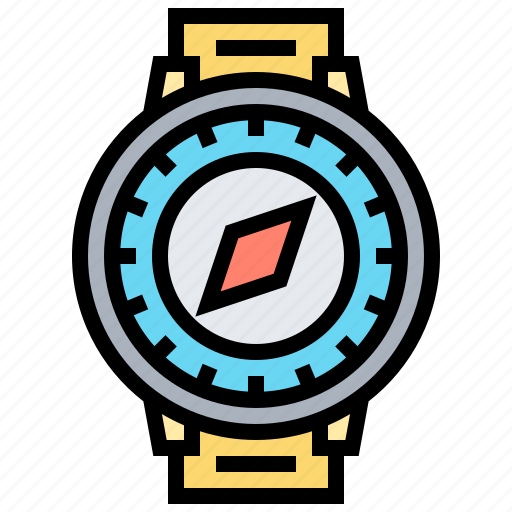 Accessory, compass, direction, navigator, wristwatch icon - Download on Iconfinder