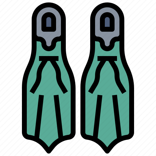 Competition, dive, diving, equipment, fins, flippers, swimming icon - Download on Iconfinder
