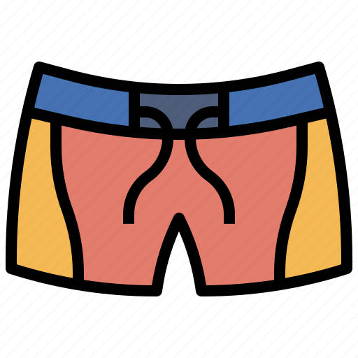Beach, garment, pants, short, summer, swimsuit, trousers icon - Download on Iconfinder