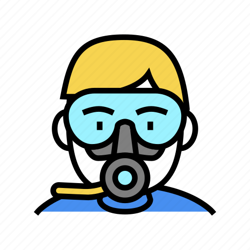 Scuba, tool, breath, diving, diver, mask icon - Download on Iconfinder