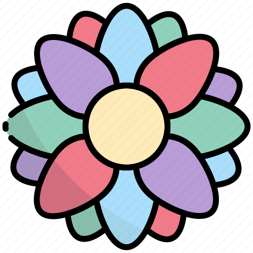Mandala, ornament, decoration, flower, floral, pattern, celebration icon - Download on Iconfinder