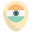 placeholder, location, pin, map, india, asian, flag 
