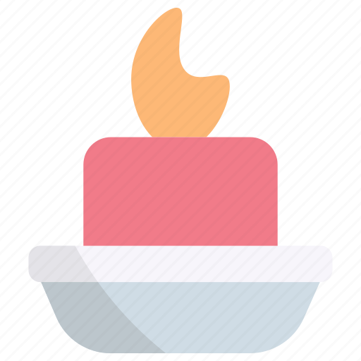 Candle, light, decoration, celebration, flame, festival, party icon - Download on Iconfinder