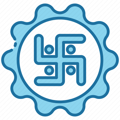 Swastika, hindu, religion, diwali, festival, holy, religious icon - Download on Iconfinder