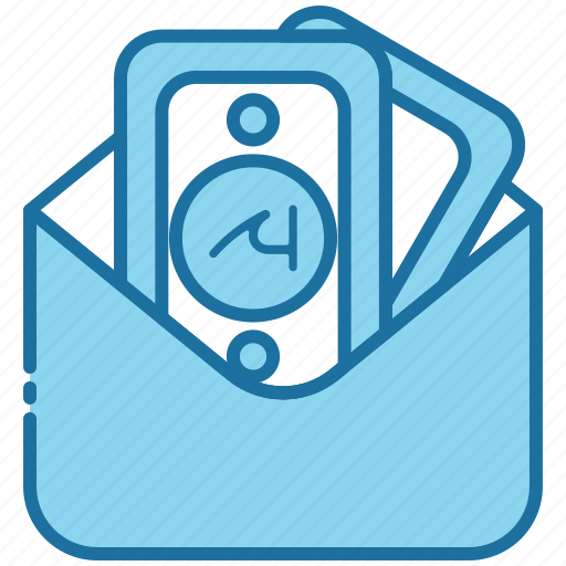 Envelope, money, finance, payment, india, rupee, gift icon - Download on Iconfinder