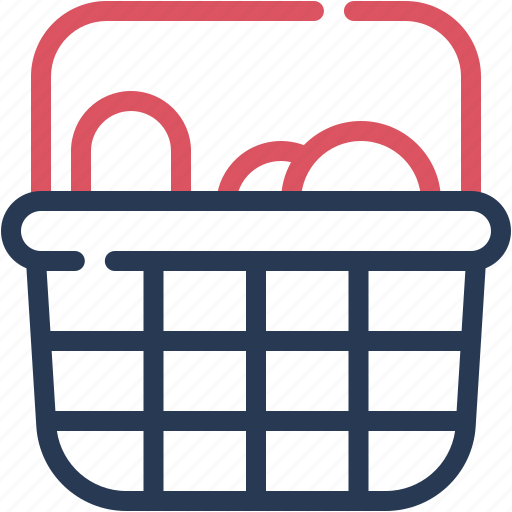 Wicker, basket, commerce, and, shopping, ornamental, decoration icon - Download on Iconfinder