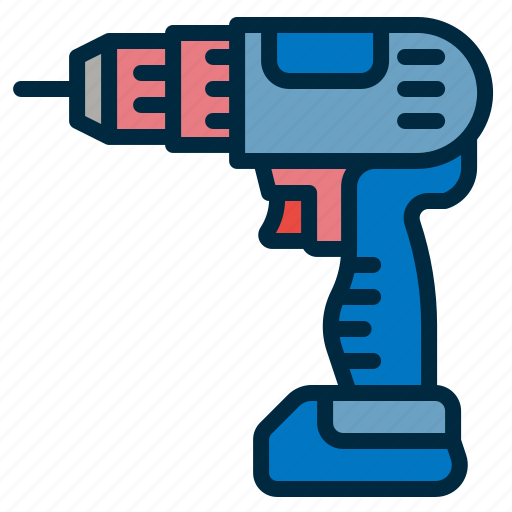 Drill, machine, tool, drilling, repair icon - Download on Iconfinder