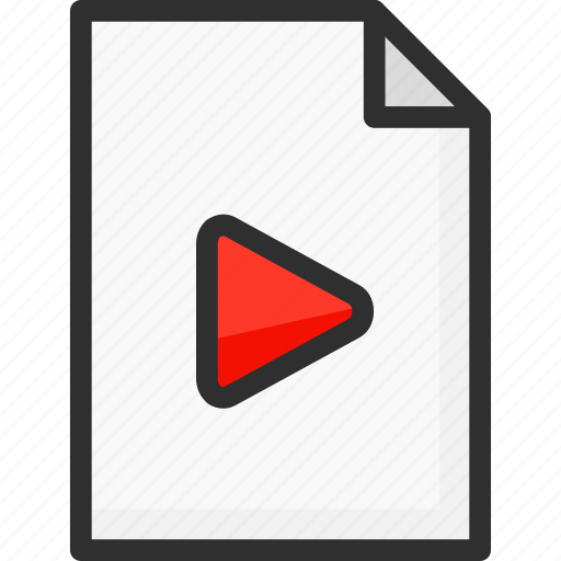 Doc, document, file, movie, video icon - Download on Iconfinder