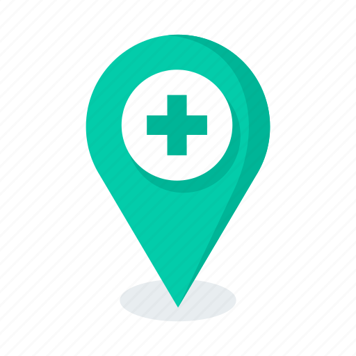 Gps, helth, hospita, location, medical icon - Download on Iconfinder