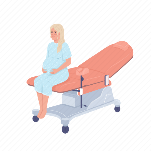 Pregnant lady, gynecologist appointment, doctor appointment, medical examination icon - Download on Iconfinder