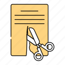 document, contract, pictogram