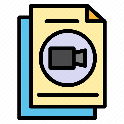 Digital, file, document, video, multimedia icon - Download on Iconfinder