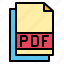 pdf, file, document, format, extension 