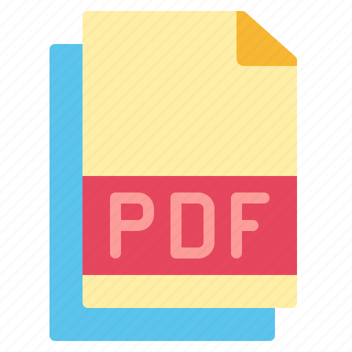 Pdf, file, document, format, extension icon - Download on Iconfinder