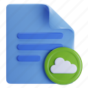cloud, file, document, data, paper 