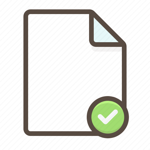 Clear, document, done, file, page, paper, succes icon - Download on Iconfinder