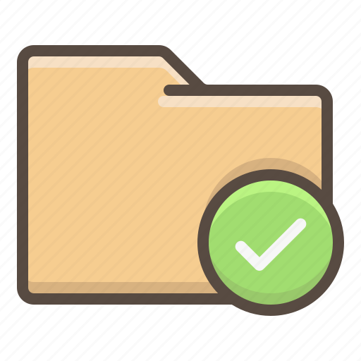 Clear, document, done, files, folder, sheet, succes icon - Download on Iconfinder