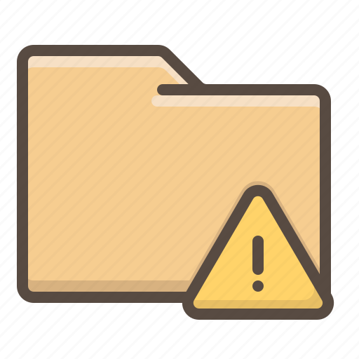 Danger, document, files, folder, page, sheet, warning icon - Download on Iconfinder