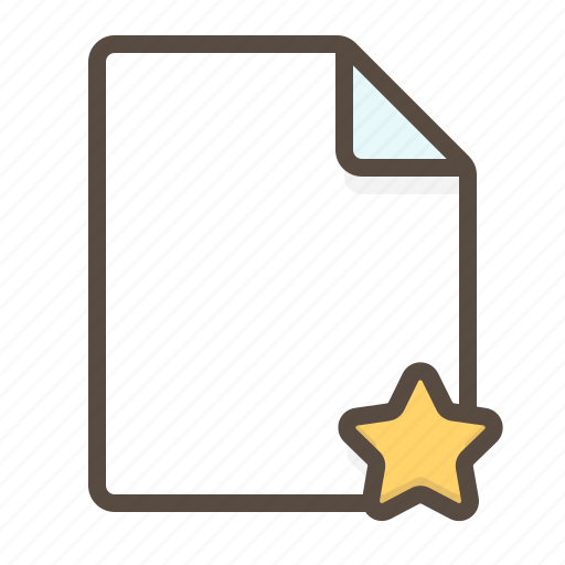 Data, document, favorite, file, page, star icon - Download on Iconfinder