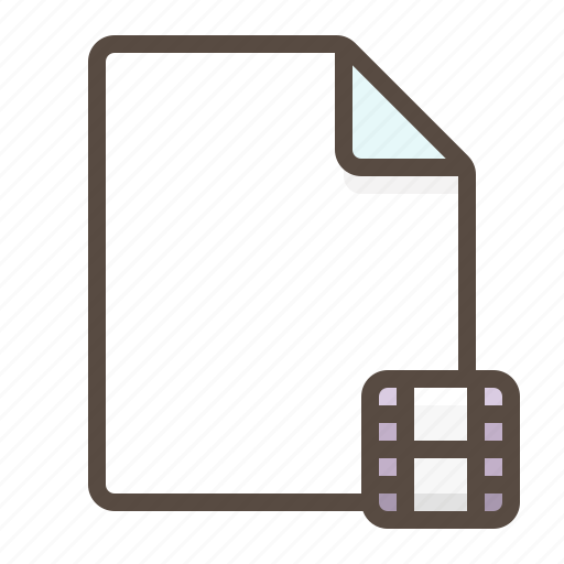Document, file, files, film, movie, page, paper icon - Download on Iconfinder
