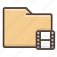 document, files, film, folder, movie, page, sheet 