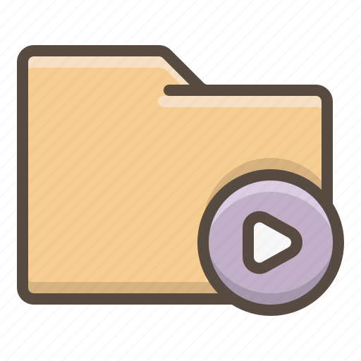 Document, files, folder, game, movie, page, play icon - Download on Iconfinder