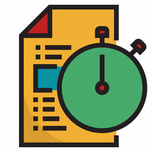 Stopwatch, document, managment, data, office icon - Download on Iconfinder