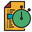 stopwatch, document, managment, data, office 