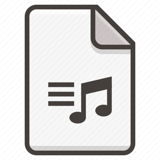 Document, audio, file, music icon - Download on Iconfinder