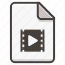 document, file, media, movie, video