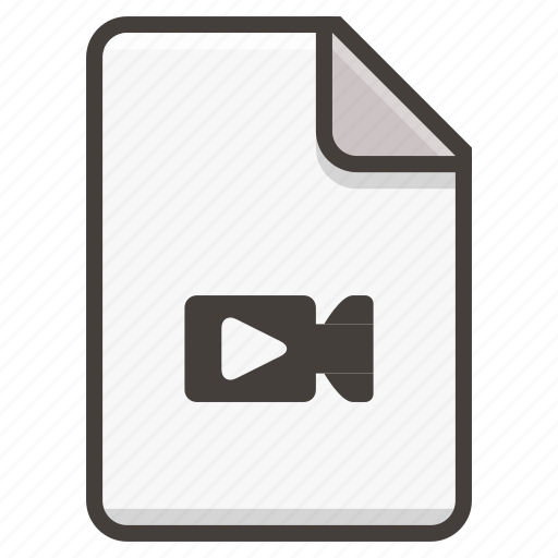 Document, file, media, movie, play, video icon - Download on Iconfinder