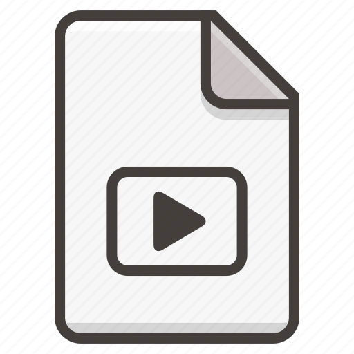 Document, file, media, play icon - Download on Iconfinder