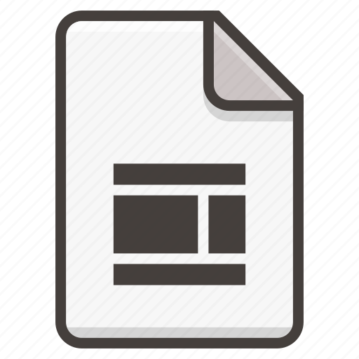 Document, columns, file, layout icon - Download on Iconfinder