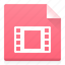 document, file, film, frame, movie, type