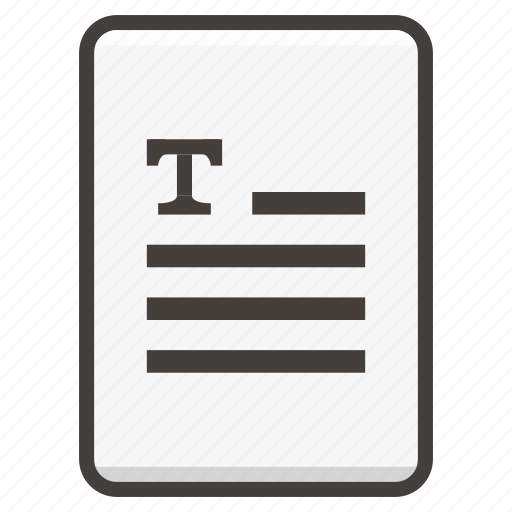 Document, file, text icon - Download on Iconfinder