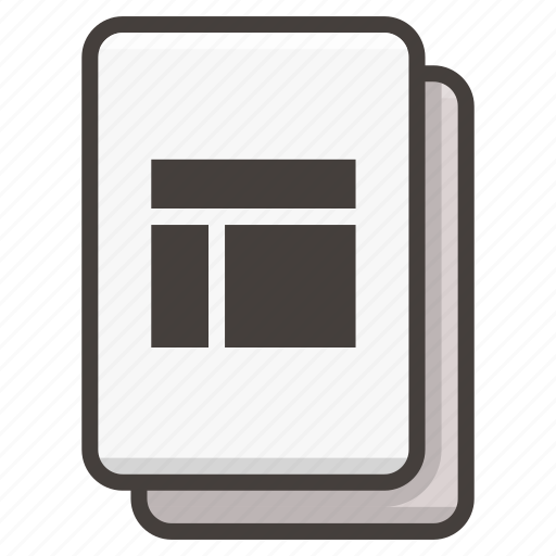 Document, file, columns, layout icon - Download on Iconfinder