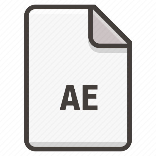 Document, file, ae, format icon - Download on Iconfinder